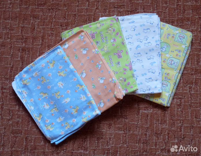 Пелёнки новые тёплые трикотажные 90х120