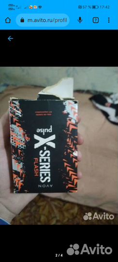 Духи мужские X-Series Flash avon