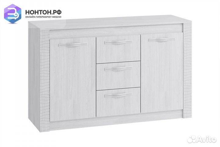 Комод Монако км-14 ясень белый