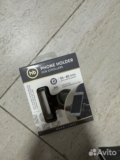 Держатель для телефона на коляску happy baby