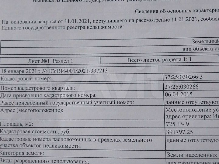 Участок 7,5 сот. (ИЖС)