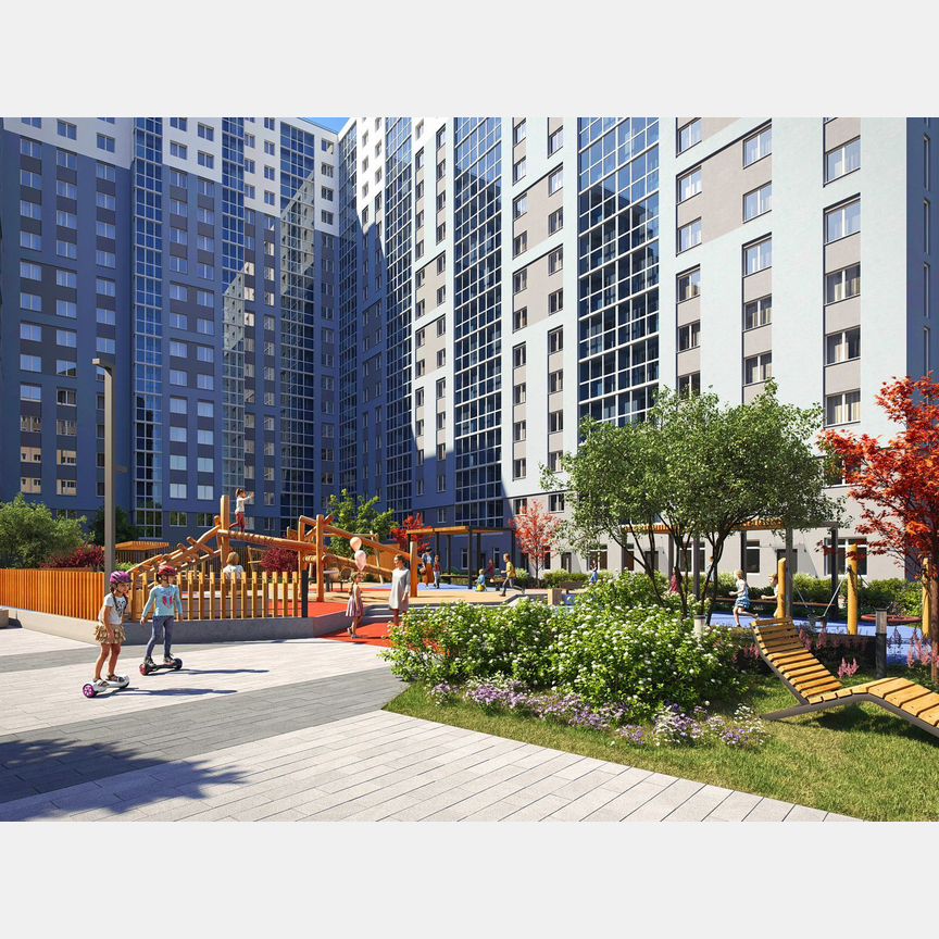 2-к. квартира, 64,9 м², 15/19 эт.
