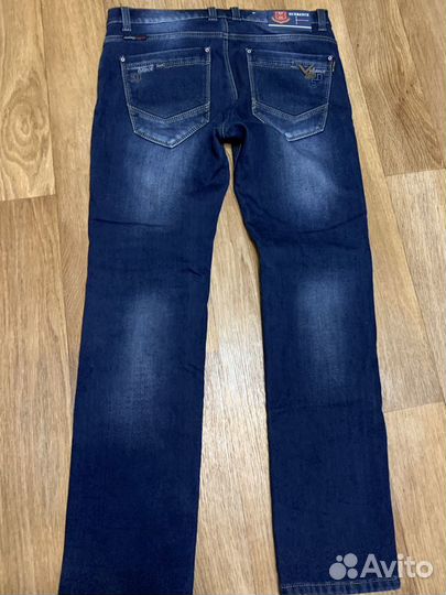 Джинсы мужские с начесом размер 50