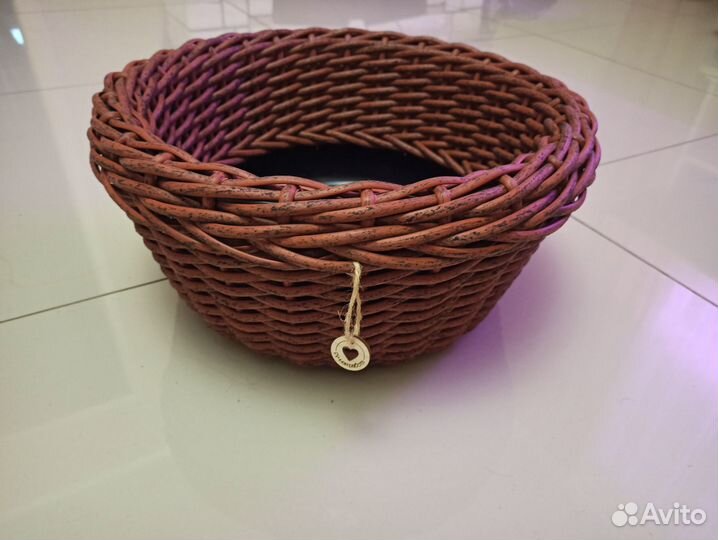 Кашпо из экоротанга для дома и сада