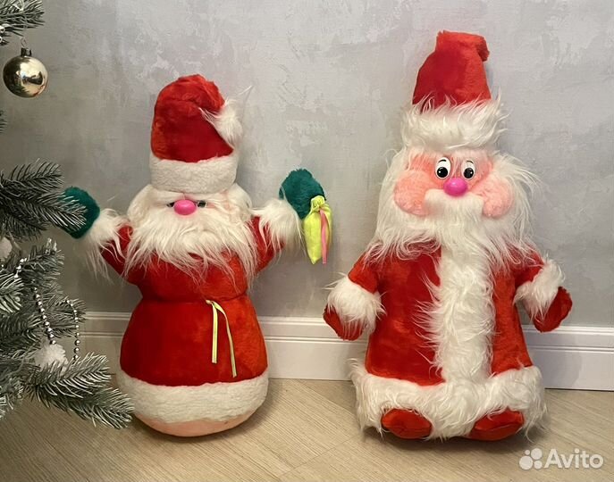 Дед мороз плюшевый