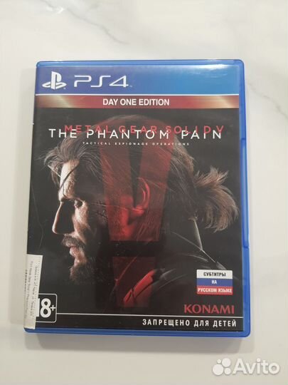Игра Metal Gear Solidv The Phantom Pain для PS4
