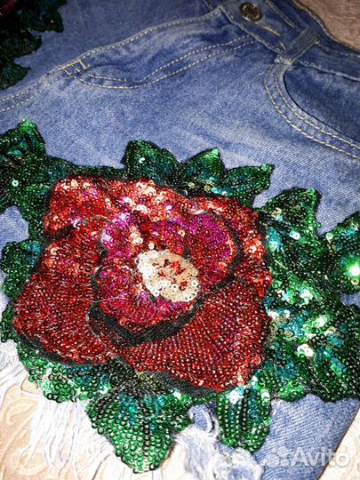 Шорты джинсовые