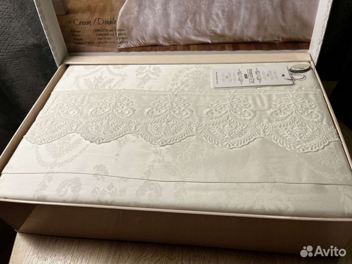 Maison D'or постельное бельё Евро Кремовый