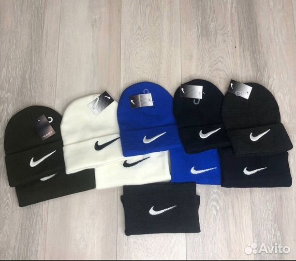 Наборы шапка + снуд nike