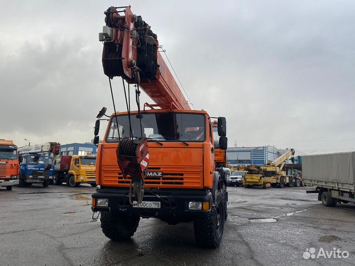 Аренда и услуги автокрана-вездехода, 25 т, 28 м