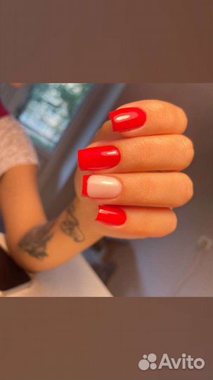 Маникюр наращивание ногтей