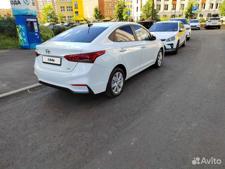 Hyundai Solaris 1.6 AT, 2018, 156 600 км