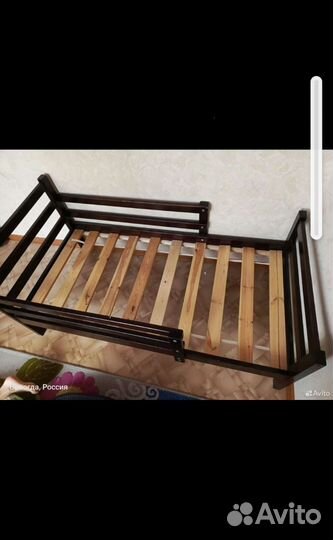 Детская кровать от 3 лет с бортиками