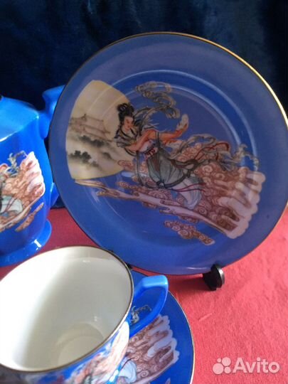 Кофейный сервиз ГДР Вербилки Рига