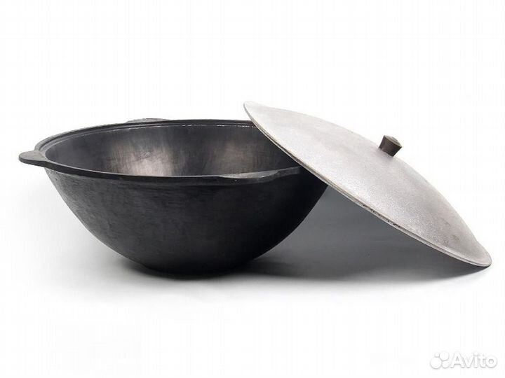 Казан чугунный узбекский 6 литров