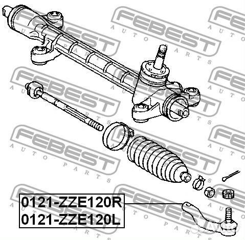 Наконечник рулевой правый