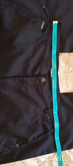 Джинсы черные широкие