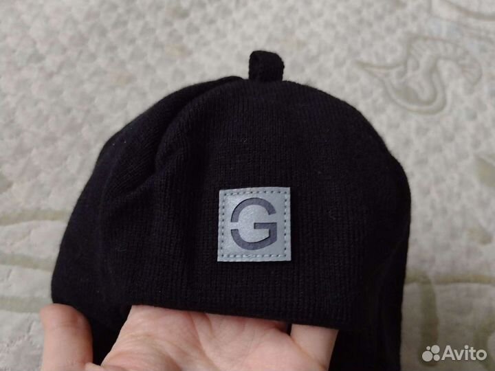 Новый чёрный весенний шлем 46-48 Agbo для мальчик