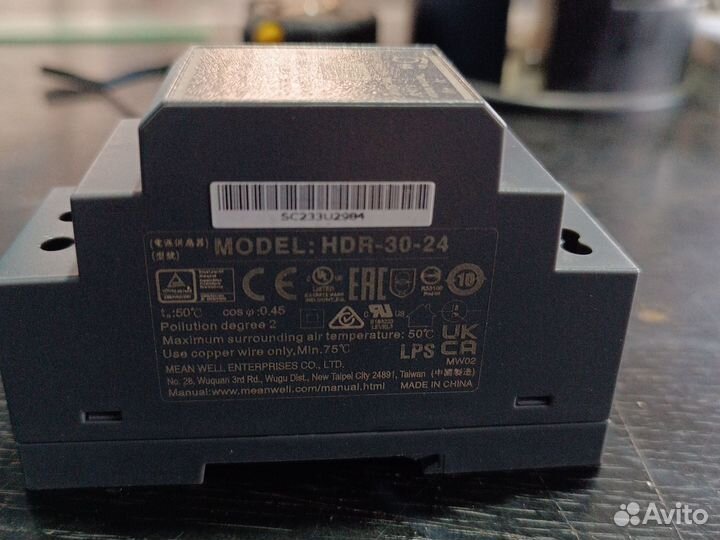 Сетевой преобразователь,блок питания 24в 1.5А 36вт