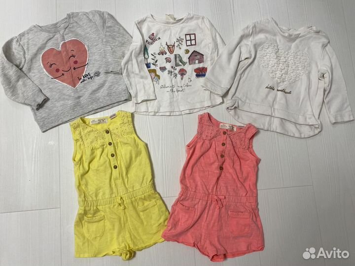 Вещи для девочки zara (от 80 до 116см)