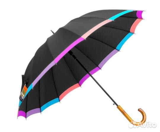 Зонт трость Три Слона 2161 (1121) 16 спиц полуавт