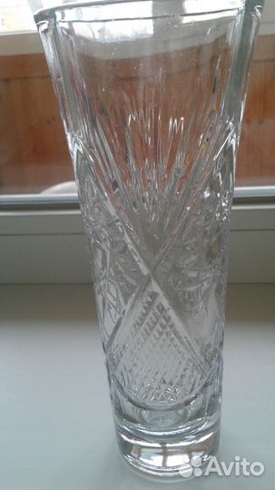 Хрустальная ваза