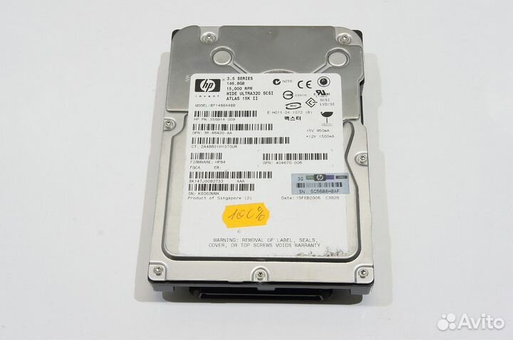 Накопитель HDD scsi 3.5