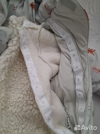 Зимний/демисезонный комбинезон-трансформер 74-80