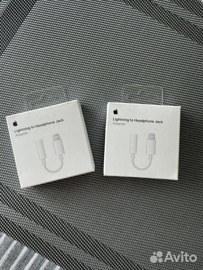 Переходник Apple с Lightning на Jack 3,5mm