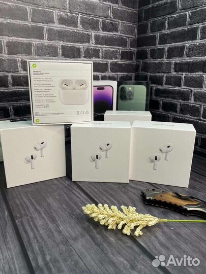 Airpods Pro (2-е поколение,ios 16)новые