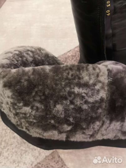 Зимние женские сапоги 38 натуральная кожа