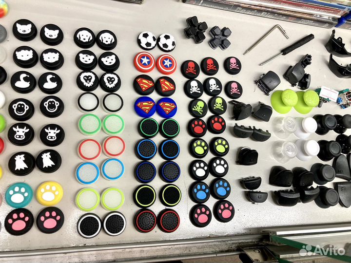 Запчасти для геймпадов Playstation Xbox