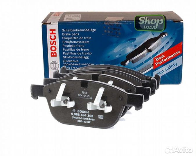 Колодки тормозные передние Volvo XC60 XC90 17