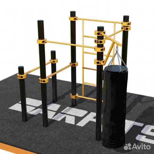 Воркаут Площадки - Турник, скамья, брусья