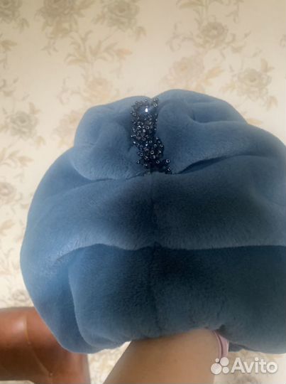 Шапка из эко меха