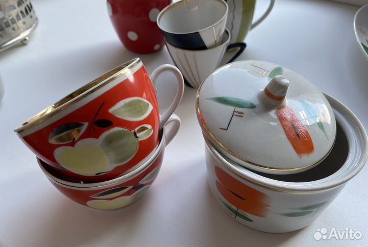 Предметы из сервизов СССР