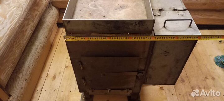 Печь банная с баком, нержавейка