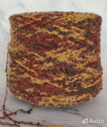 Пряжа Италия букле бобинная