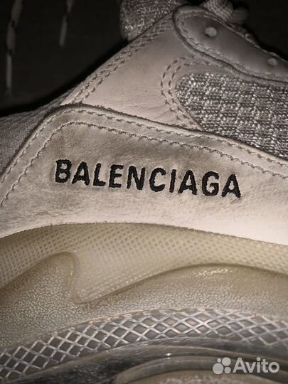 Balenciaga Triple S Clear Sole in White