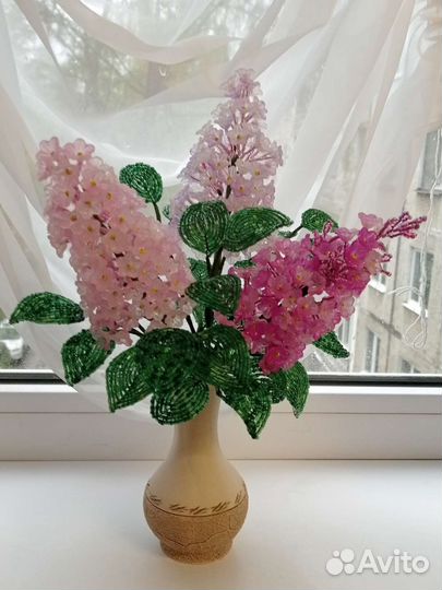 Сирень из бисера