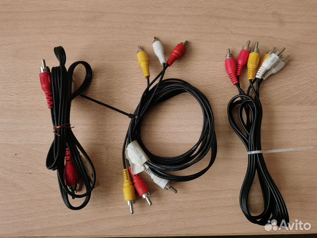 Аудио кабель межблочный тюльпаны 3/3 2/2 1/1