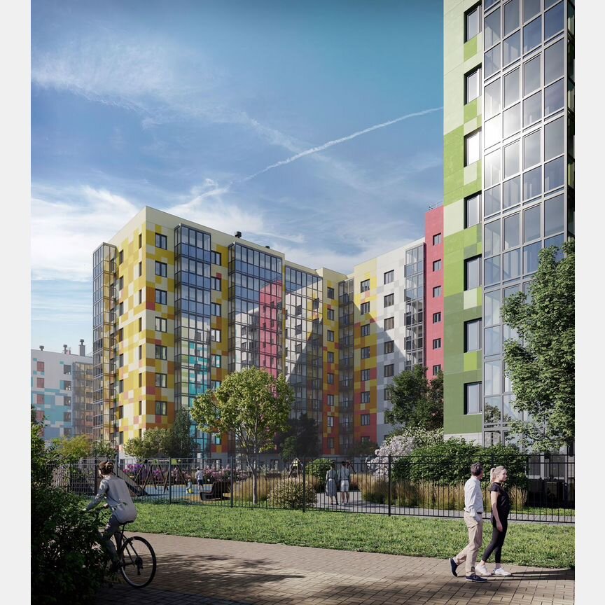 2-к. квартира, 53 м², 1/9 эт.