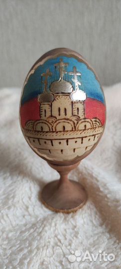 Яйцо пасхальное деревянное Сергиев Посад