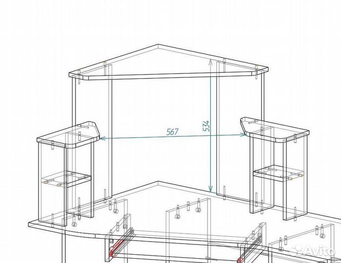 Компьютерный стол Каспер