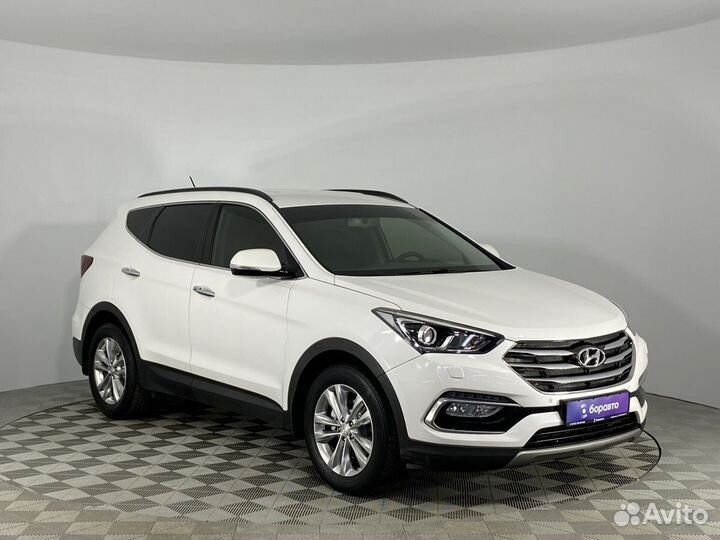 Hyundai Santa Fe 2.2 AT, 2016, 168 466 км