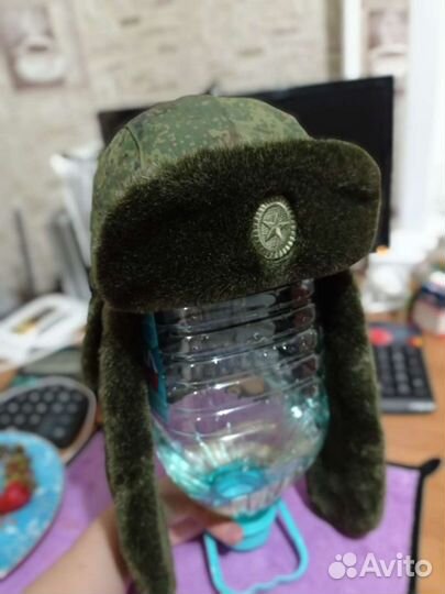 Шапка ушанка военная