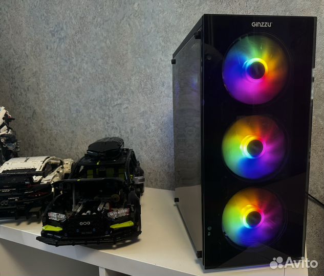 Игровой компьютер Ryzen 7/RTX 3050/16Gb HyperX/SSD
