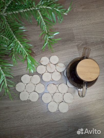 Подставка под горячее из пихты