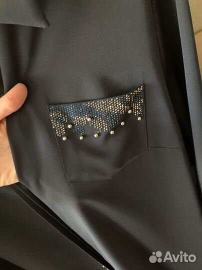 Вечернее платье-рубашка