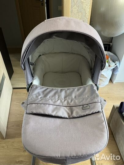 Inglesina люлька + подставка stand up